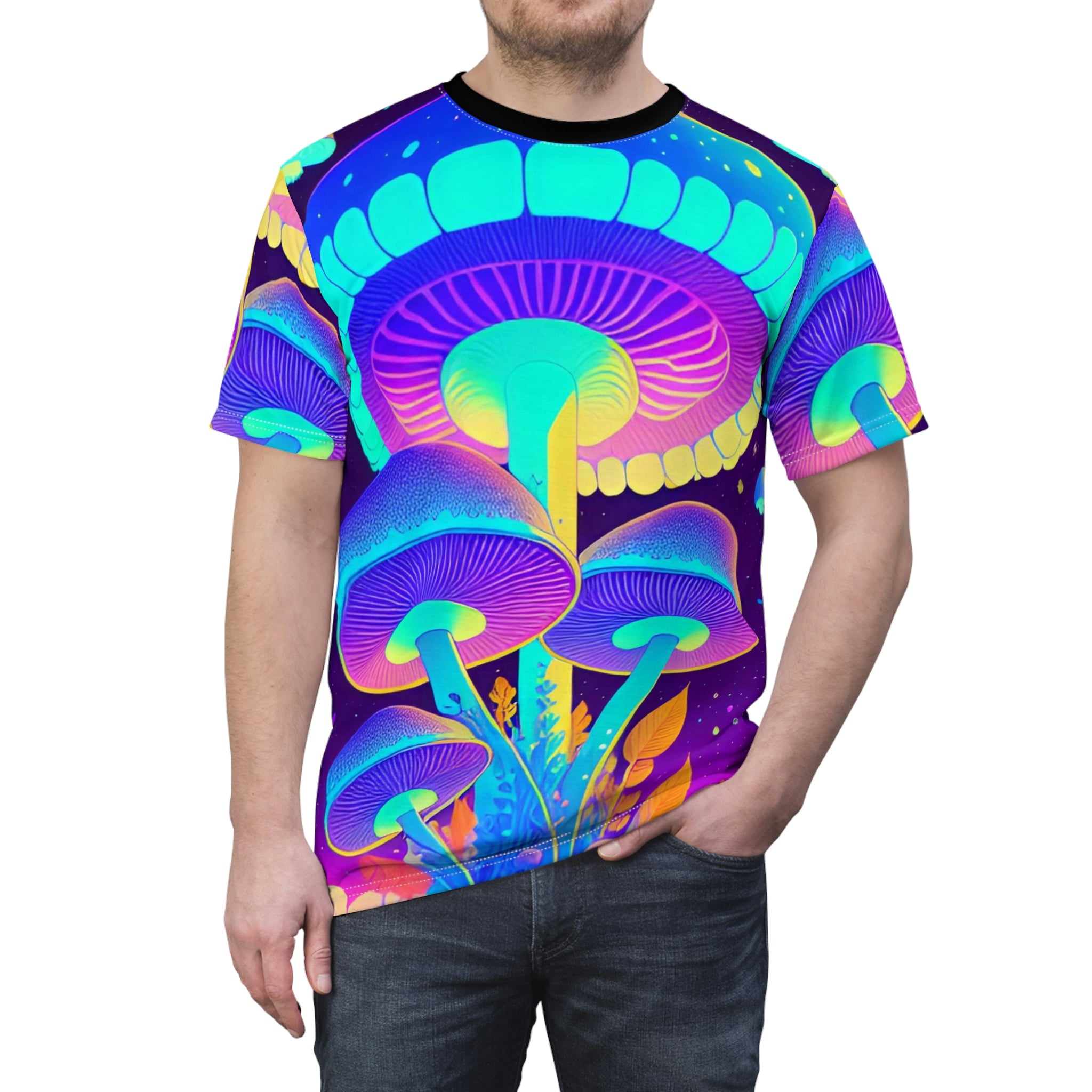 Psychedelic Fungi All Over Print Shirt – SimoShops